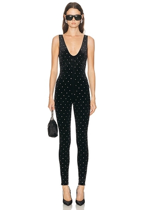 Ronny Kobo Atria Catsuit in Black Silver - Black. Size M (also in S).