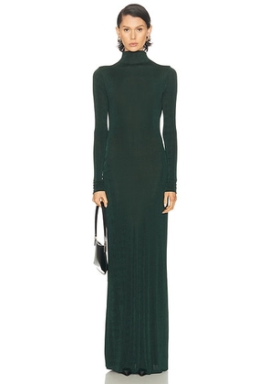 SEROYA Kim Maxi Dress in Evergreen - Green. Size XS (also in XL).