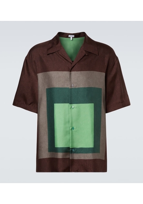 Loewe Albers silk twill bowling shirt