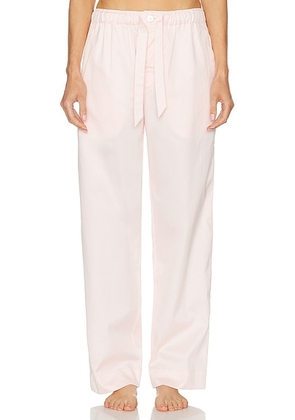 Tekla Pyjama Pant in Porter - Pink. Size M (also in L, S, XS).
