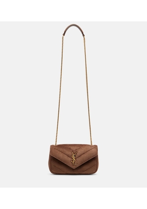 Saint Laurent Loulou Mini suede shoulder bag