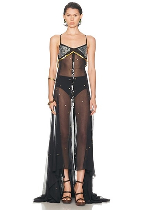 SIEDRES Vesina Dress in Black - Black. Size 36 (also in ).