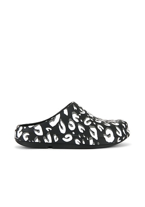 TAKAHIROMIYASHITA The Soloist x OFFOS Leopard Clog in Black - Black. Size 11 (also in 10, 12, 8, 9).