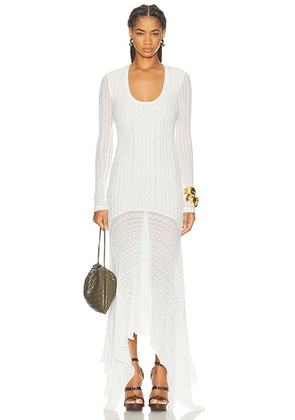 SIEDRES Olle Dress in White - White. Size M (also in L, S, XS).