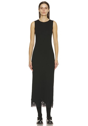 The Row Million Dress in Black - Black. Size M (also in L).