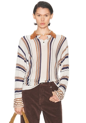 SIEDRES Ira Top in Multi - White. Size M (also in L, S, XS).