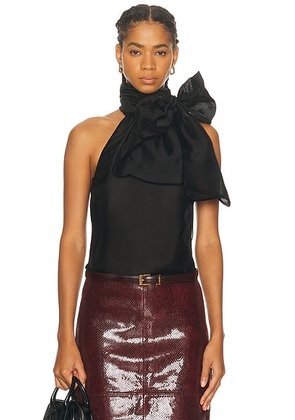 Retrofete Indira Top in Black - Black. Size XL (also in L).