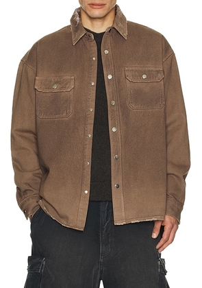 Rélyk Big Willy Shirt in Walnut - Brown. Size M (also in L, XL/1X, XXL/2X).