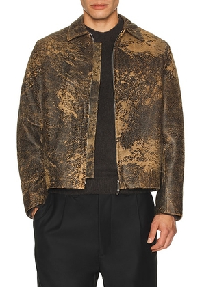 Rélyk Johnny Dinner Jacket in Black - Brown. Size M (also in L).
