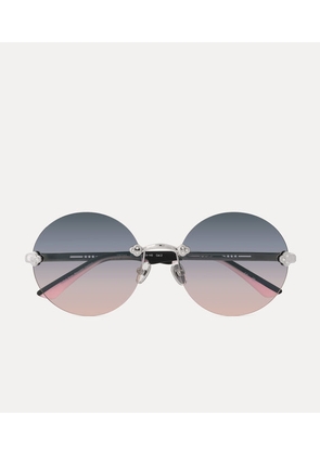 Vivienne Westwood Franklin Sunglasses Stainless Grey  Women
