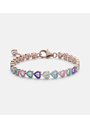 Kamyen Candy Crush 18kt rose gold (750/1000) bracelet with diamonds