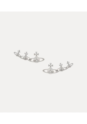 Vivienne Westwood Candy Earrings Silver Cubic Zirconia Women