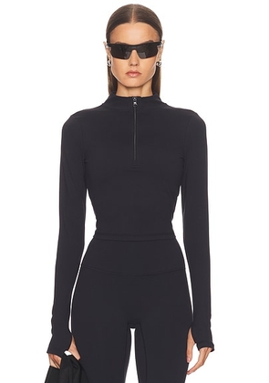 SET Active Luxform Lux Quarter Zip in Ref - Black. Size XL (also in L, M, XS, XXL).