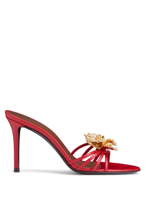 Giuseppe Zanotti ORCHID CRYSTAL MULE 90