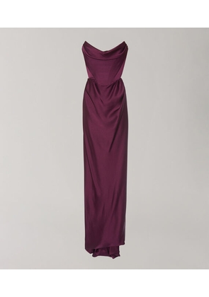 Vivienne Westwood Galaxy Dress Crepe Back Satin 8 Women