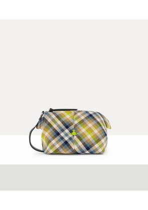 Vivienne Westwood Wash Bag Woven Tartan Fluro-tartan One Size Women