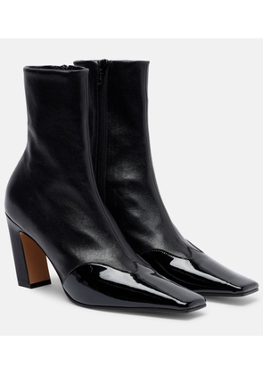 Khaite Nevada 40 leather ankle boots