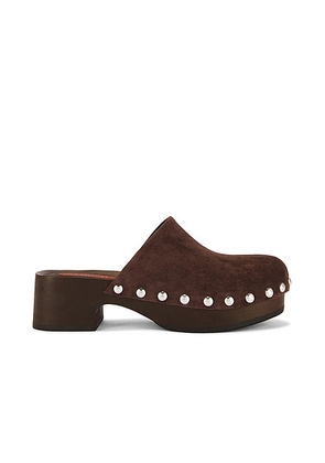SIMONMILLER Rio Wood Clog in Espresso - Chocolate. Size 39 (also in 38, 41).