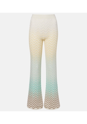 Missoni Zigzag cotton-blend flared pants