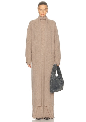 SRG Sen Knit Duster in Toast - Beige. Size S (also in L, M, XL, XS).