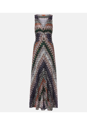Missoni Zigzag lame maxi dress