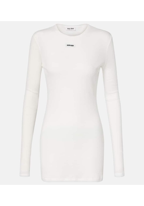 Miu Miu Cotton jersey minidress