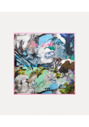 Vivienne Westwood Free World Square Free World Square Aqua  Unisex