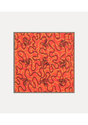 Vivienne Westwood Wiggle Orb Square Wiggle Orb Red  Unisex