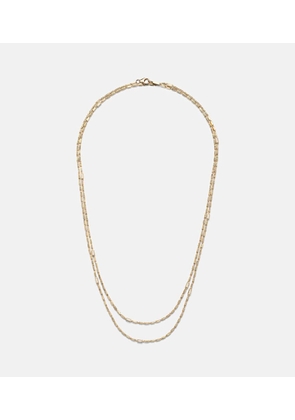 Suzanne Kalan 18kt gold chain necklace with diamonds