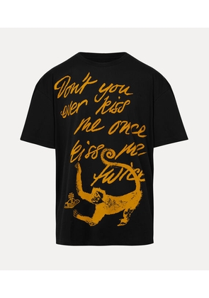 Vivienne Westwood Oversized Monkey T-shirt Cotton Black S Unisex