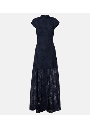 Rotate Floral mesh gown