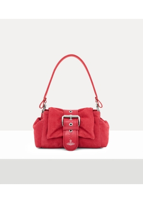 Vivienne Westwood Hazel Treasure Handbag Leather Coral