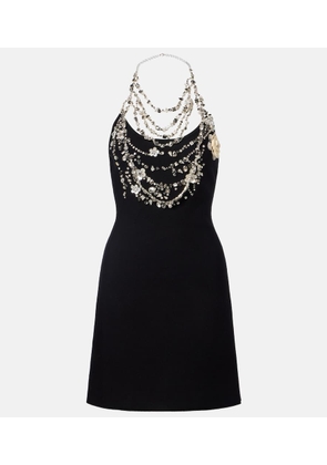 Oscar de la Renta Embellished minidress