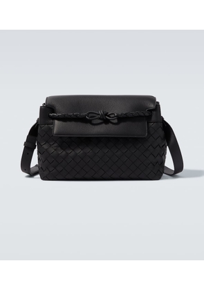 Bottega Veneta Andiamo Intrecciato Small leather messenger bag