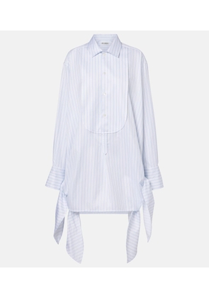 JW Anderson Striped cotton minidress