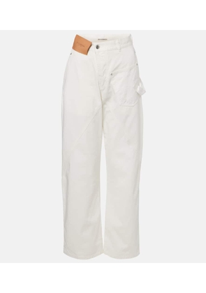 JW Anderson Embroidered straight jeans