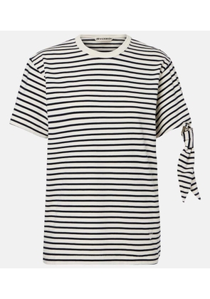 JW Anderson Striped cotton jersey T-shirt