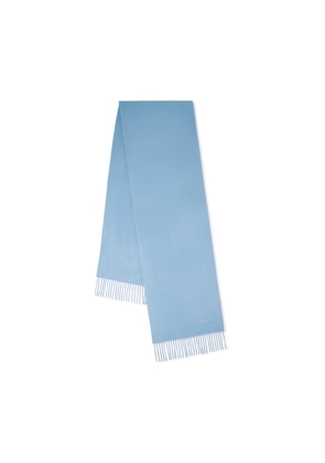 Mulberry Women's Cashmere Scarf Poplin Blue
