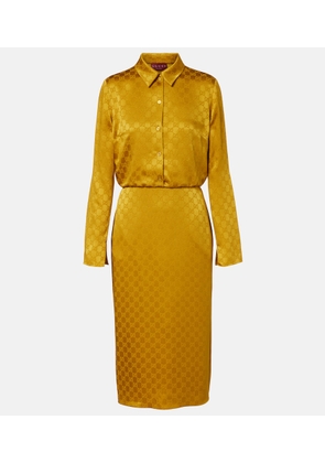 Gucci GG jacquard shirt dress