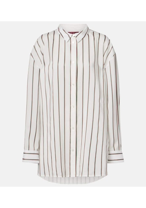 Gucci Striped silk-blend jacquard shirt