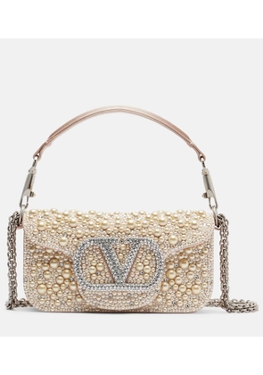 Valentino Garavani Loco Small embellished satin shoulder bag
