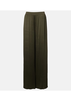 Joseph Amber plisse satin wide-leg pants