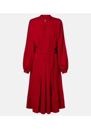 Loro Piana Haileen silk and wool crepe cady midi dress