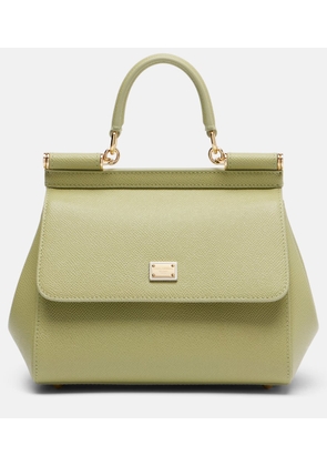 Dolce&Gabbana Sicily Small leather top-handle bag