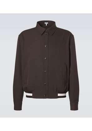 Loewe Wool gabardine blouson jacket