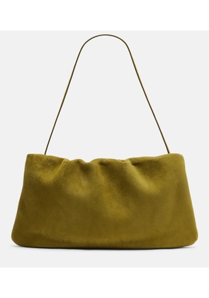 The Row Bourse suede clutch