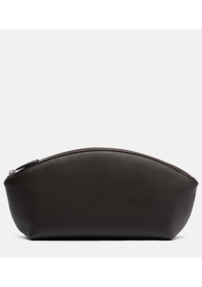 The Row Melinda leather clutch