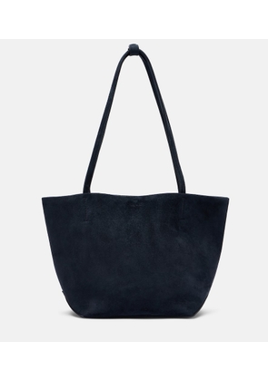The Row Park Edge Medium suede tote bag