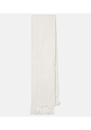 The Row Kastel linen scarf