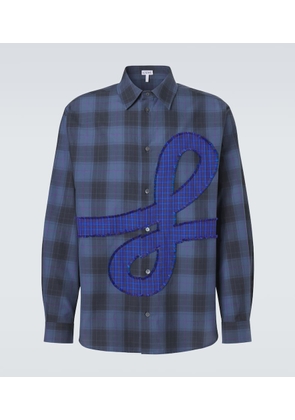 Loewe Checked cotton poplin shirt